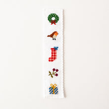 Load image into Gallery viewer, Christmas Cross Stitch Bookmark Kit