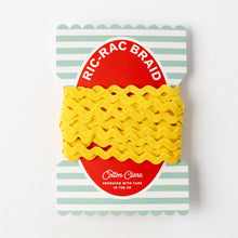 Load image into Gallery viewer, 4 x Metres of Ric Rac Trimming on Colourful Bobbin