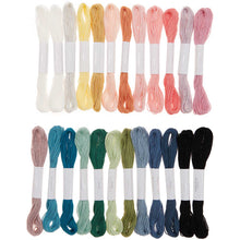 Load image into Gallery viewer, Bumper pack of Embroidery Threads - 24 Skeins