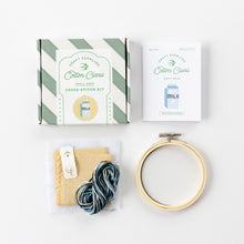 Load image into Gallery viewer, Oat Milk Cross Stitch Kit