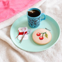 Load image into Gallery viewer, Cherry Mini Cross Stitch Kit