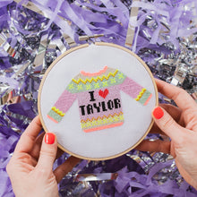 Load image into Gallery viewer, I Love Taylor Mini Cross Stitch PDF Pattern – Instant Download