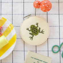 Load image into Gallery viewer, Frog Cross Stitch Kit