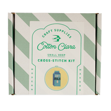 Load image into Gallery viewer, Oat Milk Cross Stitch Kit