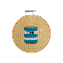 Load image into Gallery viewer, Tea Cross Stitch Kit