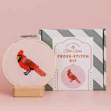 Load image into Gallery viewer, Cardinal Cross Stitch Kit
