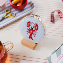 Load image into Gallery viewer, Lobster Cross Stitch Kit
