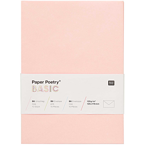Pink B6 Envelopes
