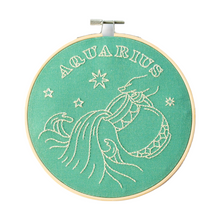Load image into Gallery viewer, Aquarius Embroidery Hoop Kit