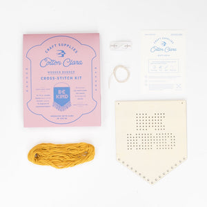 Be kind wooden embroidery kit 