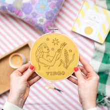 Load image into Gallery viewer, Virgo Embroidery Hoop Kit