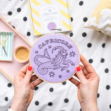 Load image into Gallery viewer, Capricorn Embroidery Hoop Kit