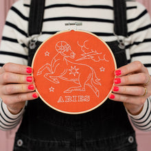 Load image into Gallery viewer, Aries Embroidery Hoop Kit