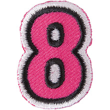 Load image into Gallery viewer, Iron on Number Patches