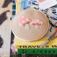 Load image into Gallery viewer, Toadstool Cross Stitch Kit