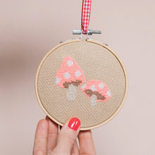 Load image into Gallery viewer, Toadstool Cross Stitch Kit