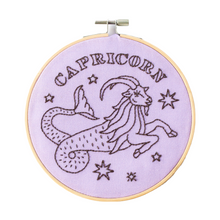 Load image into Gallery viewer, Capricorn Embroidery Hoop Kit