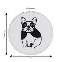 Load image into Gallery viewer, Frenchie Jane Foster Embroidery Hoop Kit