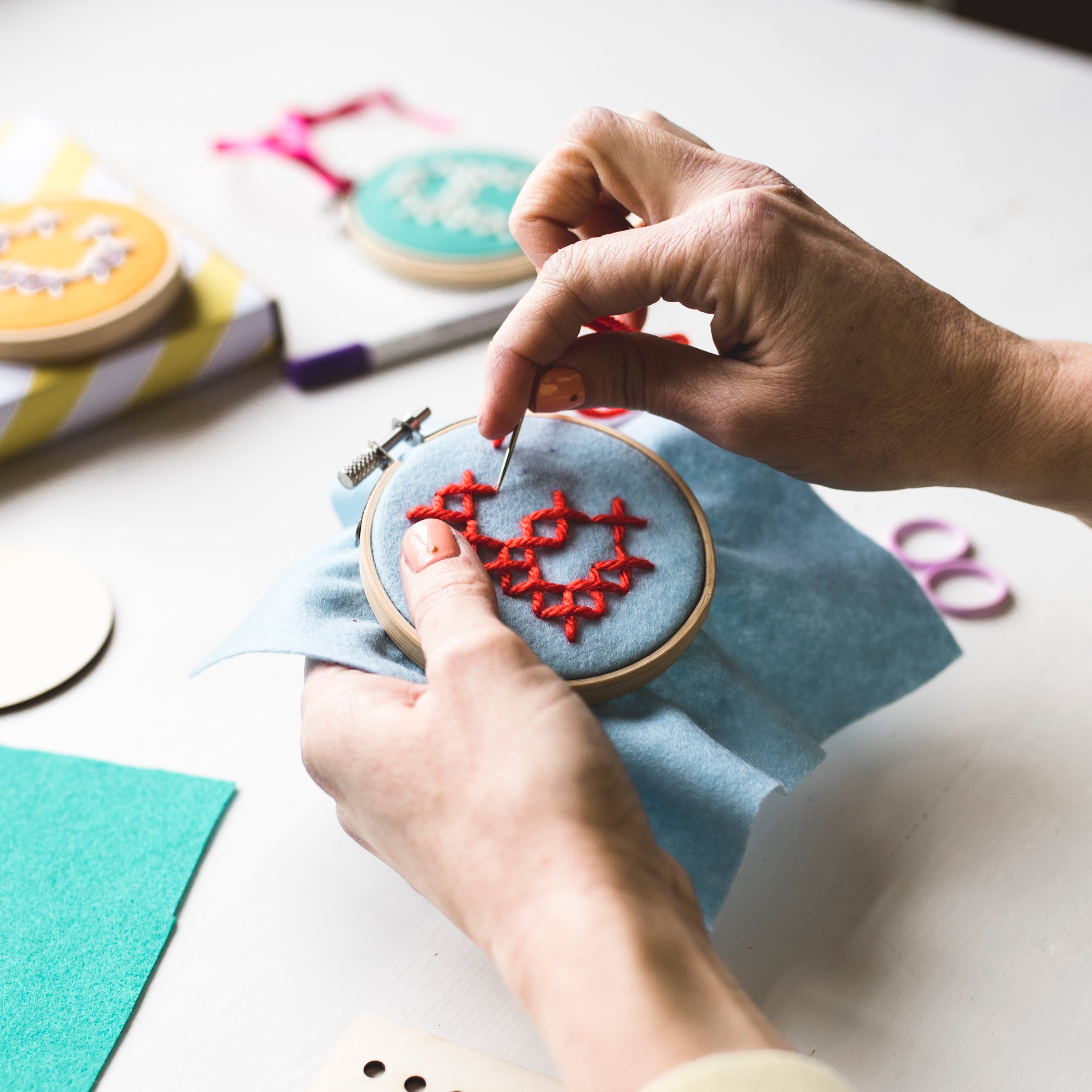 A really simple cross-stitch project