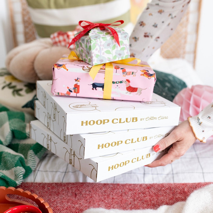 Winter Hoop Club Box Project Reveal