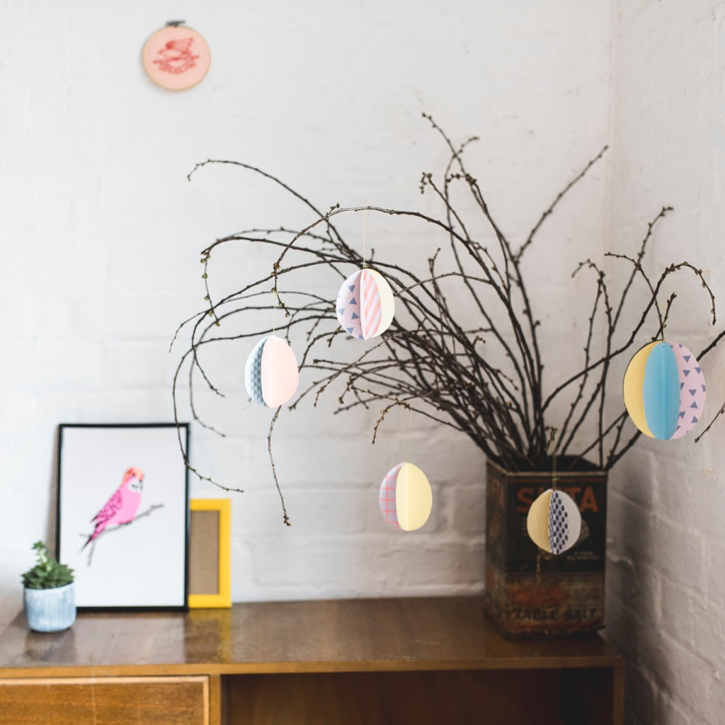 Easter Paper Egg Craft Tutorial