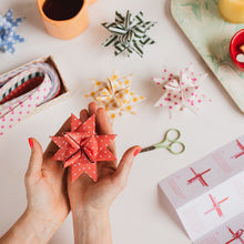 Load image into Gallery viewer, German Froebel Paper Stars Kit
