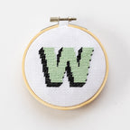 Drop Shadow Alphabet Cross Stitch Kit