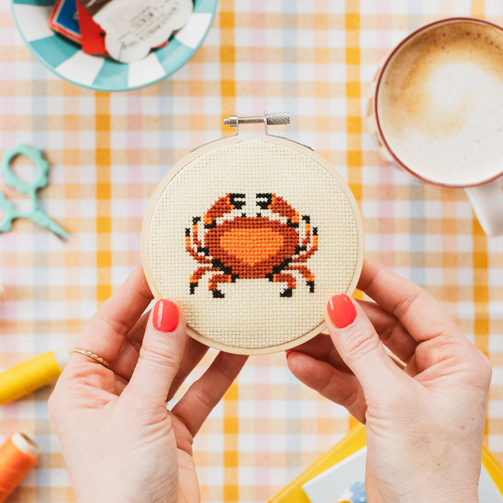 Crab Beginner Cross Stitch Kit