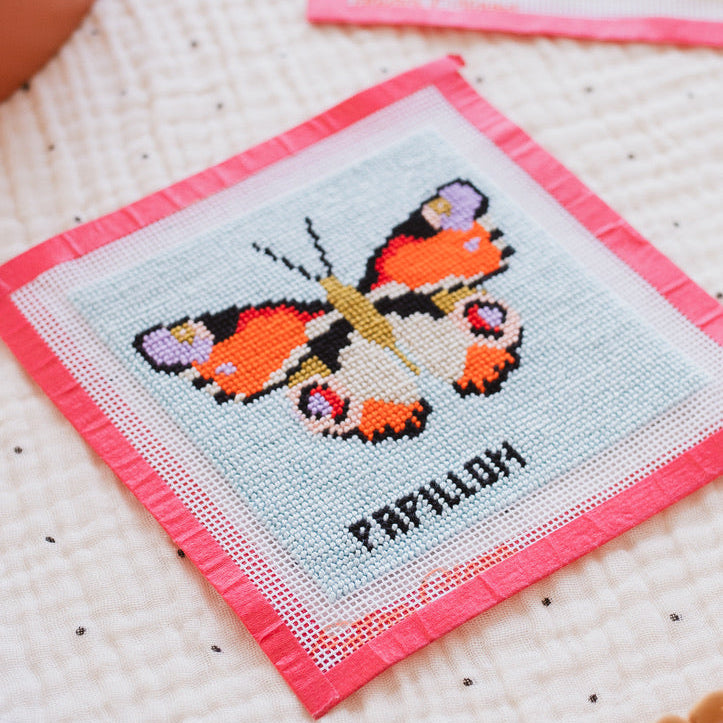 Beginner Needlepoint Kit - Butterfly