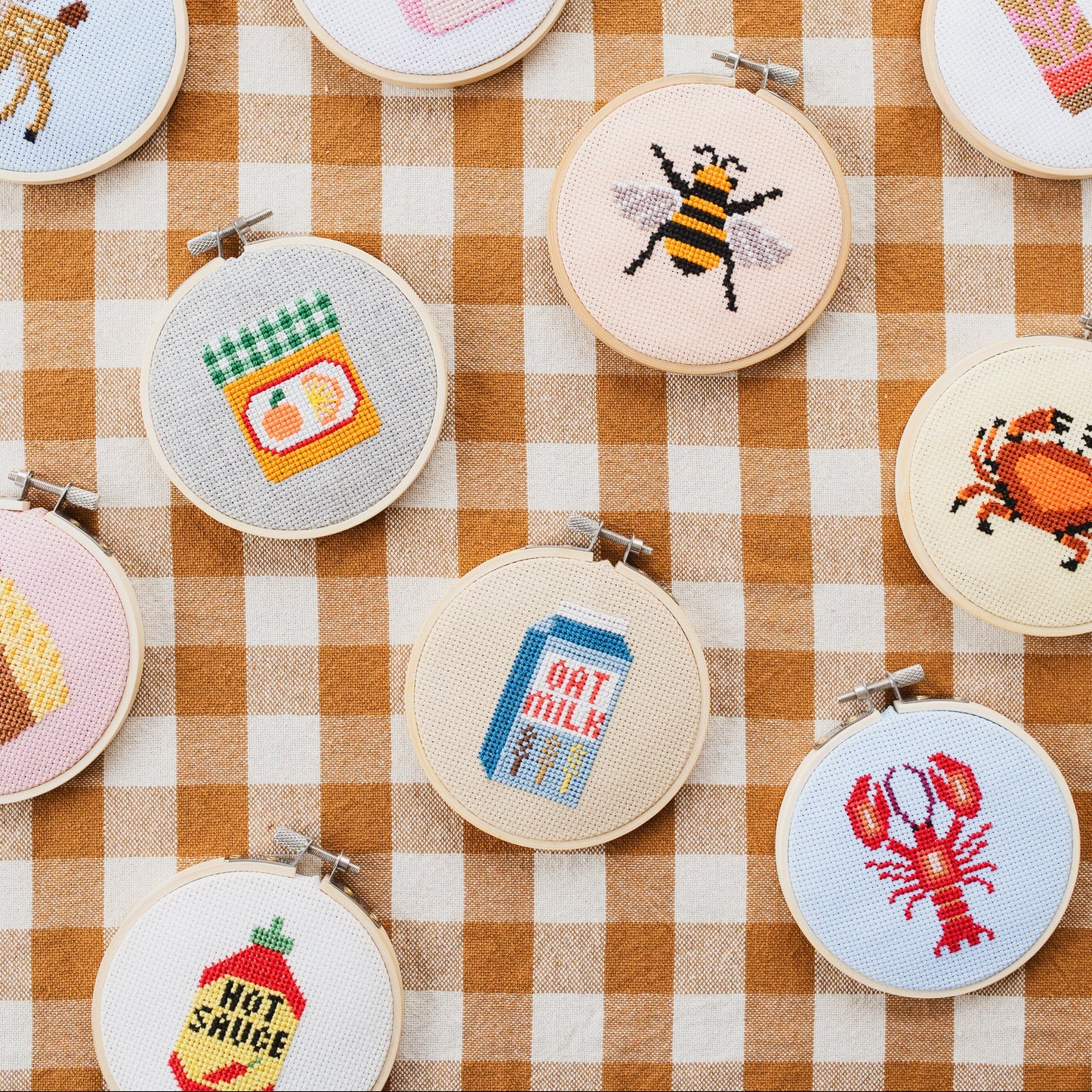 Oat Milk Cross Stitch Kit