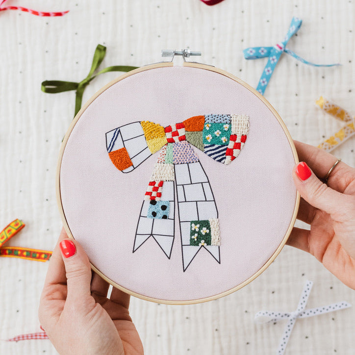 Quilted Bow Embroidery - One Off Box