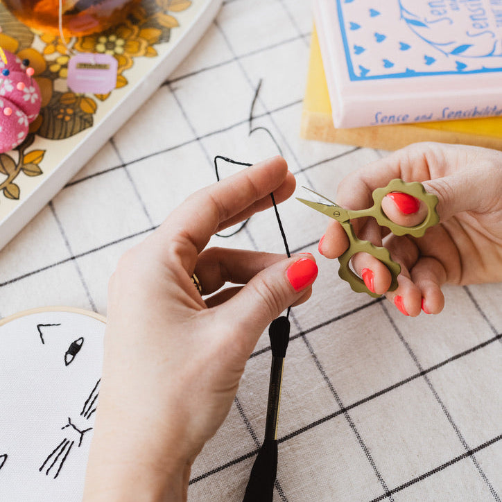 Mini Sunflower Embroidery Scissors