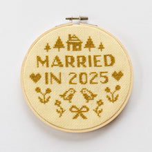 Load image into Gallery viewer, Married In 2025 Cross Stitch Kit PDF Pattern Only