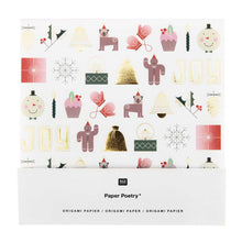 Load image into Gallery viewer, Christmas Origami Paper