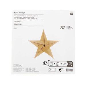 Origami Kraft Paper for Stars