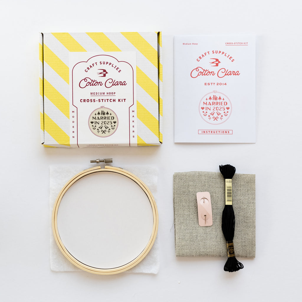 Married In 2025 Cross Stitch Kit