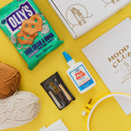 Punch Needle Daisy Coasters Hoop Club One Off Box