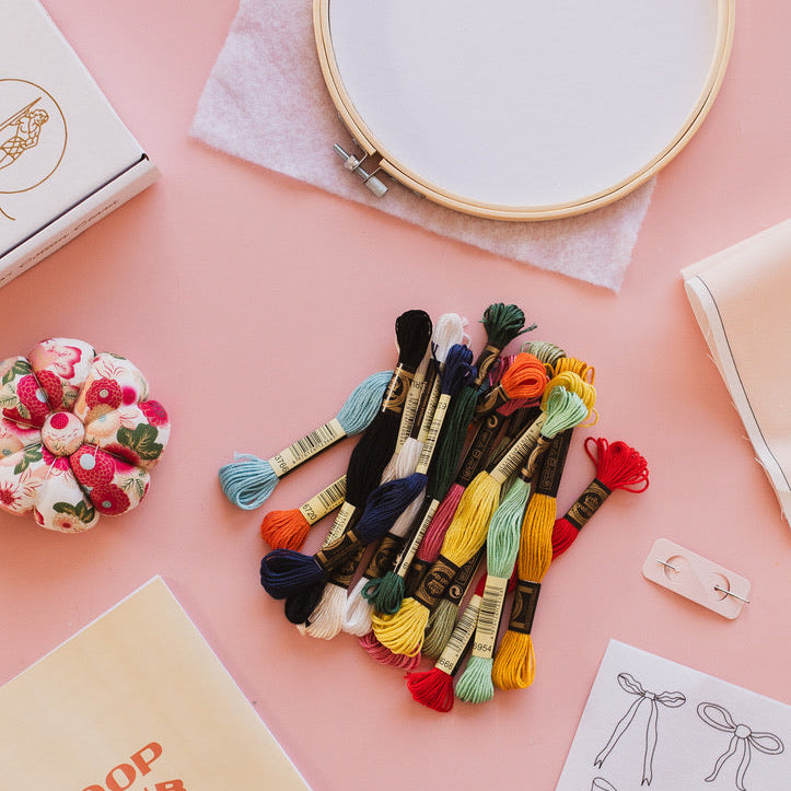 Quilted Bow Embroidery - One Off Box