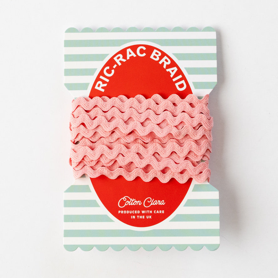 4 x Metres of Ric Rac Trimming on Colourful Bobbin