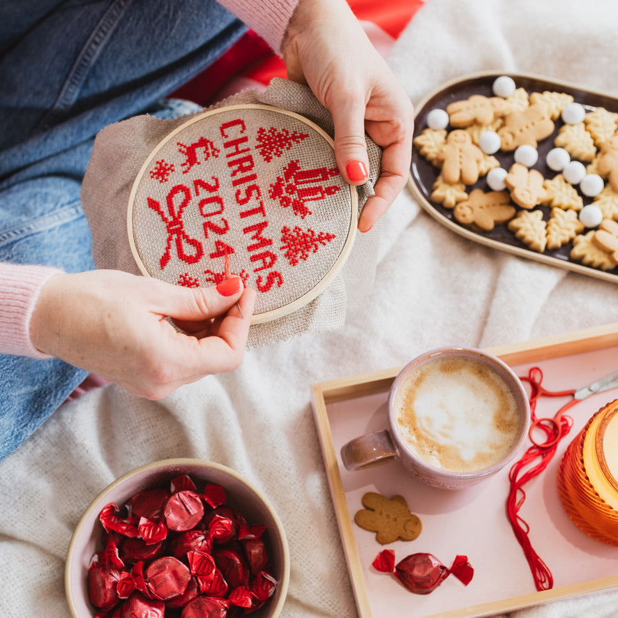 Christmas Year Cross Stitch Kit 2025