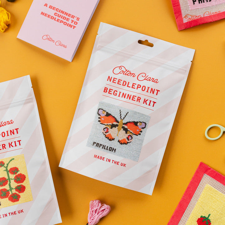 Beginner Needlepoint Kit - Butterfly