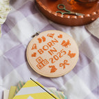 Born In 2025 Cross Stitch Kit