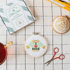 I Love Dogs Cross Stitch Kit