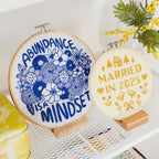 Wooden Embroidery Hoop Holder/Display Stand