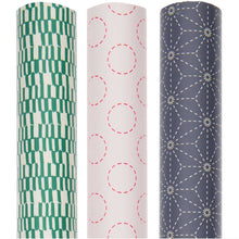 Load image into Gallery viewer, Sashiko Pattern Wrapping Paper