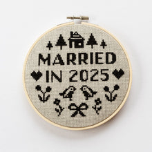 Load image into Gallery viewer, Married In 2025 Cross Stitch Kit PDF Pattern Only