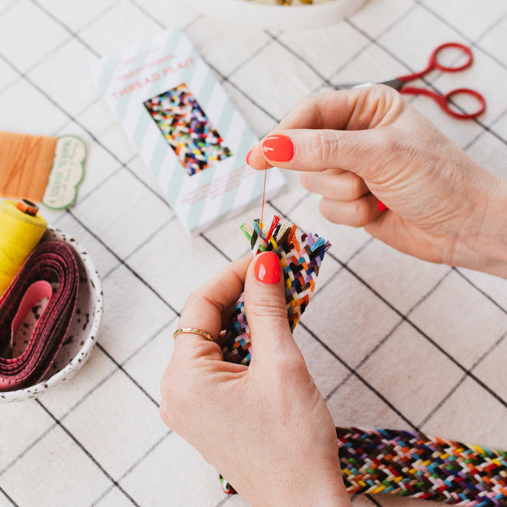 Thread Plait for Sewing & Mending