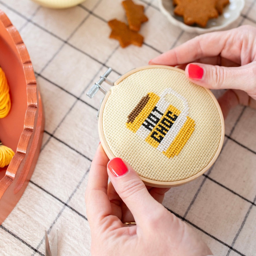 Hot Choc Cross Stitch Kit