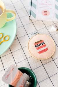 Coffee Cross Stitch Kit