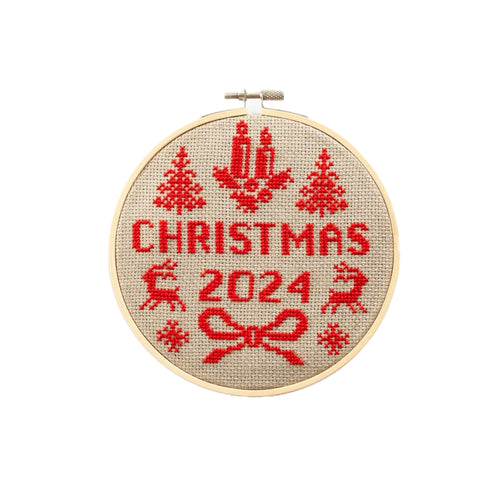 Christmas Year Cross Stitch Kit  2024/2025